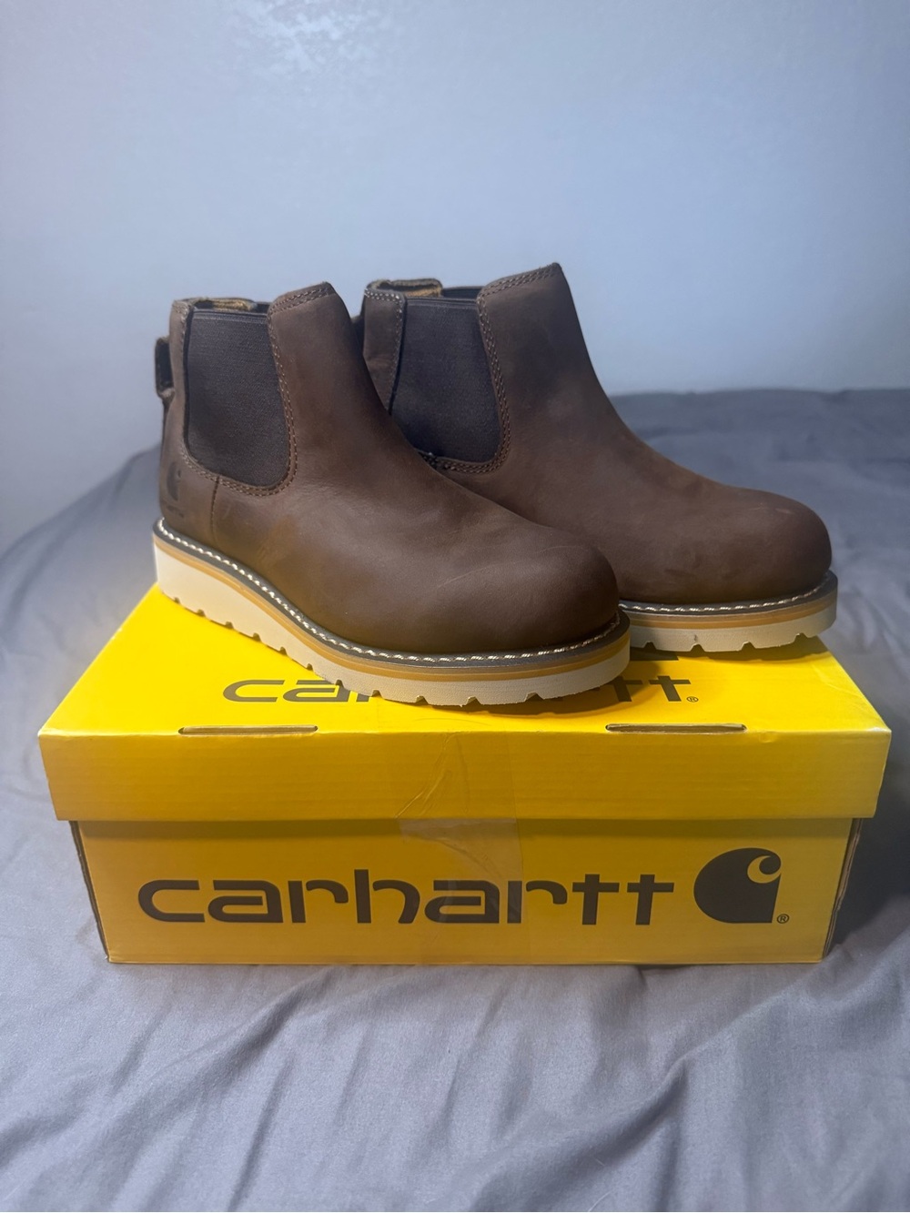 Carhartt Women’s Brown Chelsea Work Boots